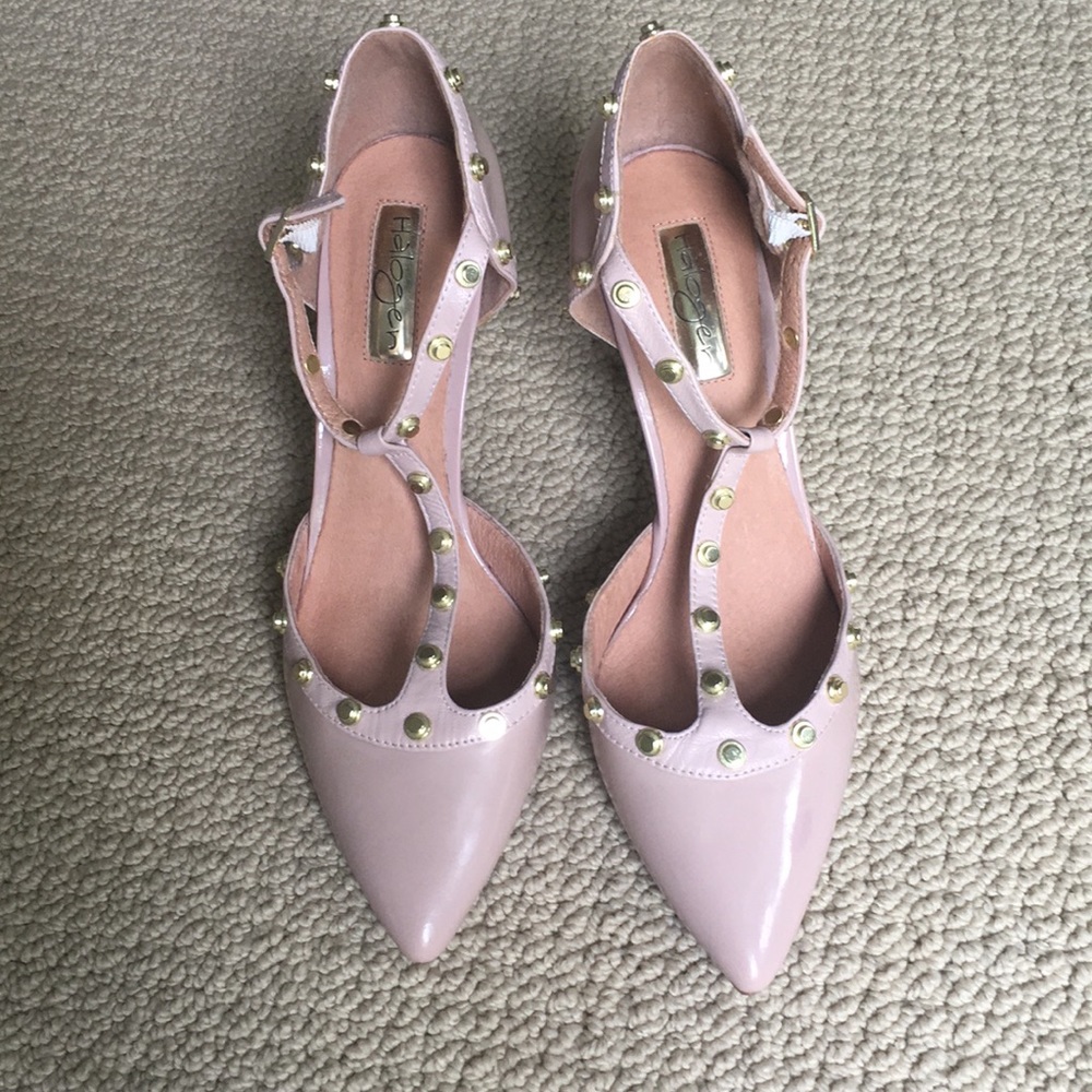 Halogen Martine Nude Studded heels 7